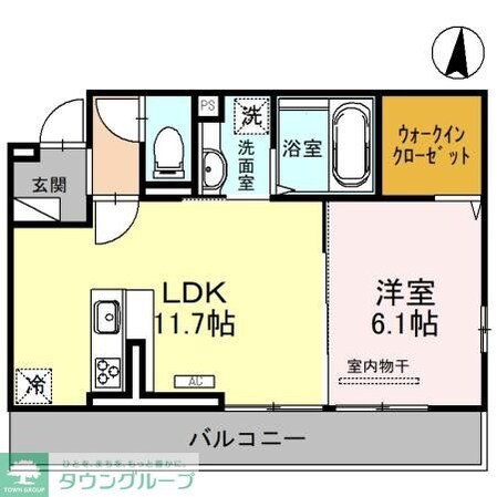 アクシス・ハイムの物件間取画像
